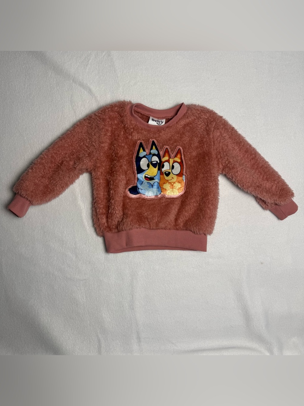 Bluey & Bingo Fuzzy Pullover Sweatshirt